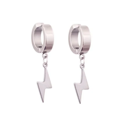 Hypoallergenic Dangle Earrings with Chain Design - Image 9
