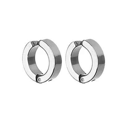 Magnetic Earrings with Chain and Cross Dangle - Image 9