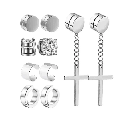 Fashionable Unisex Magnetic Small Earrings - Image 4
