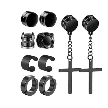 Fashionable Unisex Magnetic Small Earrings - Image 6