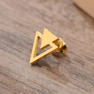 Double Triangle Geometric Stud Earrings