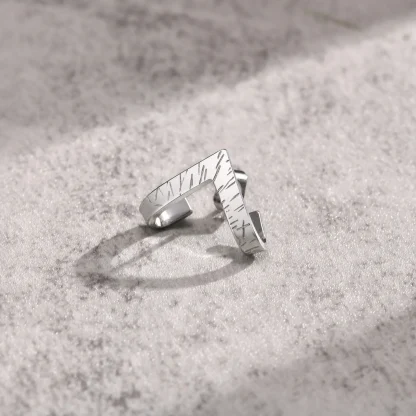 Wrap Stud Earrings with V-shaped Design