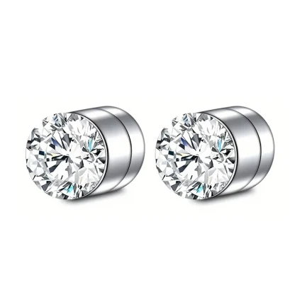 Minimalist Round Earring with Magnet - Image 6