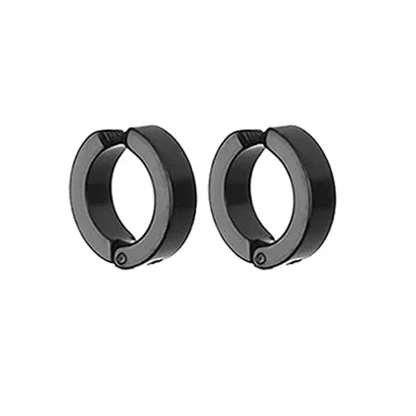 Magnetic Earrings with Chain and Cross Dangle - Image 8