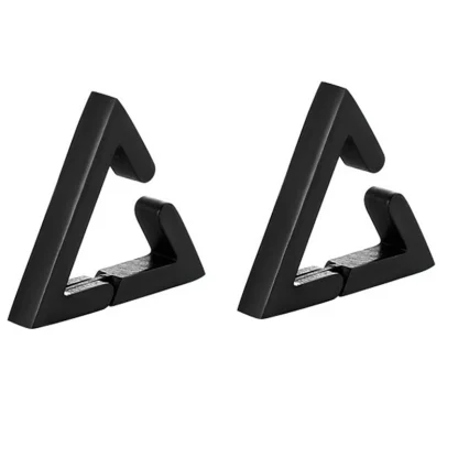 Punk Hoop Earrings with Spike Design - Image 6