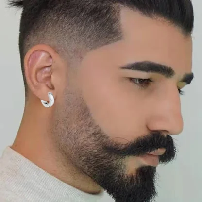Non-Piercing Magnetic Shiny Stud Earrings - Image 2