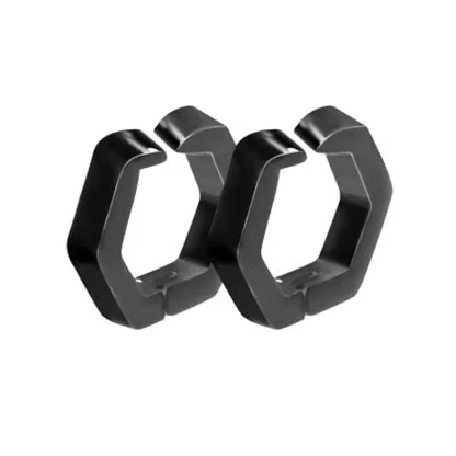 Punk Hoop Earrings with Spike Design - Image 13