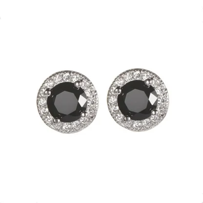 Luxury Bling Stud Earring with Round Design - Image 7