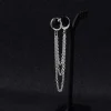 Stylish Earrings with Triple Layered Chain - Image 4