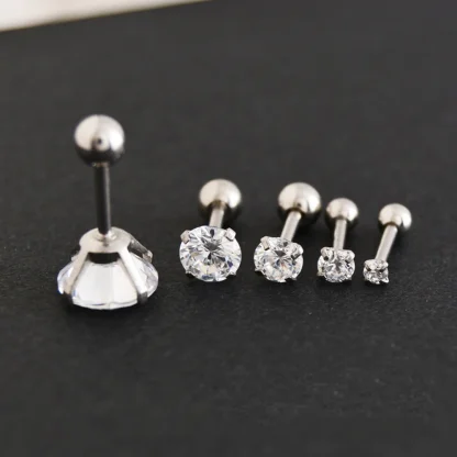 Sparkling Stud Earrings with Luxury Design - Image 9