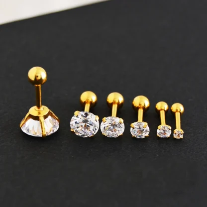 Sparkling Stud Earrings with Luxury Design - Image 5