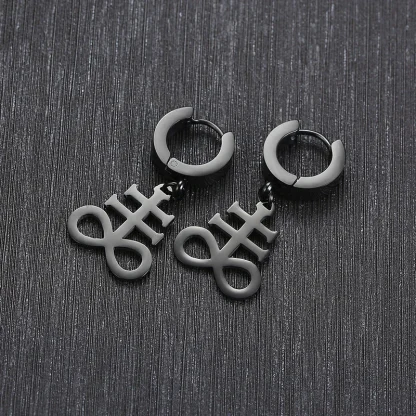 Creative Earrings with Fishbone Design - Image 4