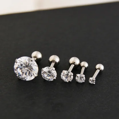 Sparkling Stud Earrings with Luxury Design - Image 7