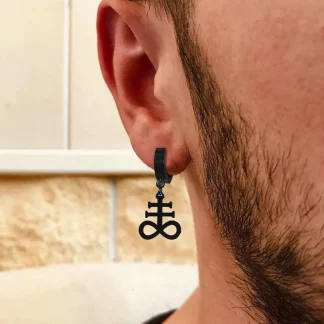 Creative Earrings with Fishbone Design