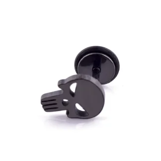Punk-style Stud Earrings with Skull Decor