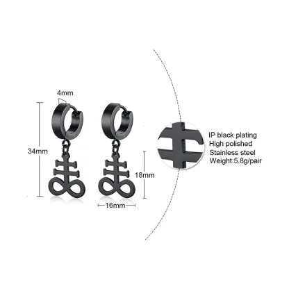 Creative Earrings with Fishbone Design - Image 6