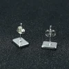 Stylish Stud Earrings with Ace of Spades Design - Image 4