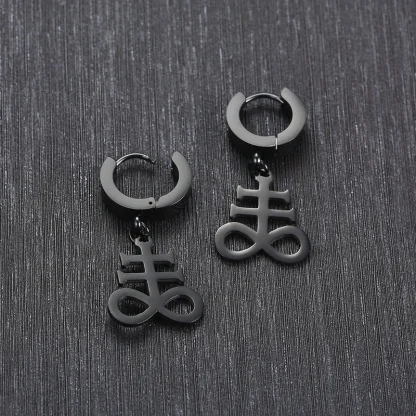 Creative Earrings with Fishbone Design - Image 3