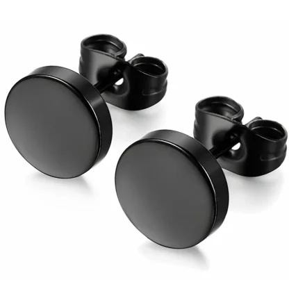 Simplicity Stud Earrings with Round Design