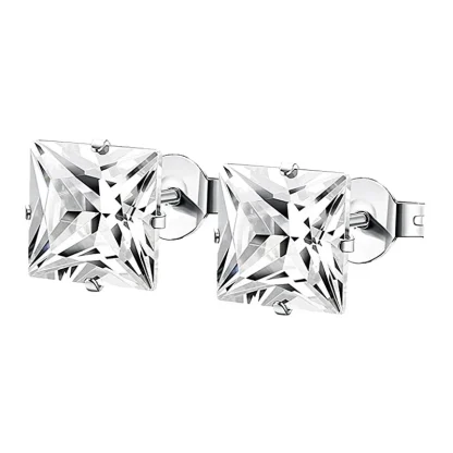 Sparkling Stud Earrings with Hypoallergenic - Image 9