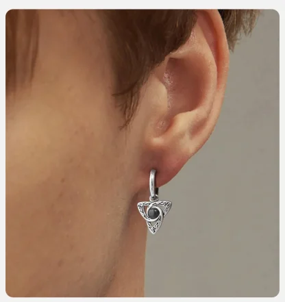 Creative Earrings with Nabla Shape - Image 6