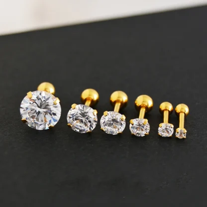 Sparkling Stud Earrings with Luxury Design - Image 6