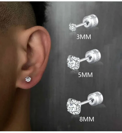 Hypoallergenic Earrings with Sparkling Design - Image 5