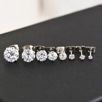 Sparkling Stud Earrings with Luxury Design - Image 10
