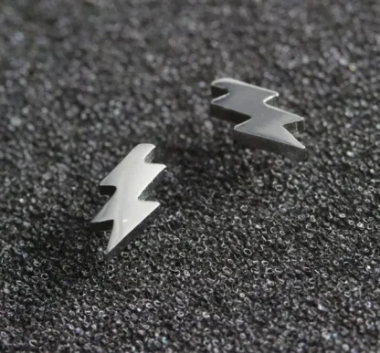 Mini Stud Earrings with Ghost Design - Image 7