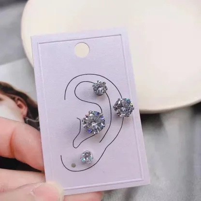 Luxury Simple Earrings with Magnetic - Image 7