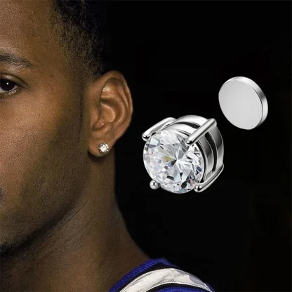 Magnetic Earrings with Bling Design