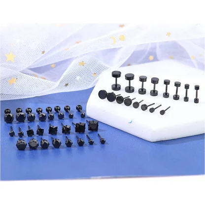 Square Shape Luxurious Stud Earrings - Image 10