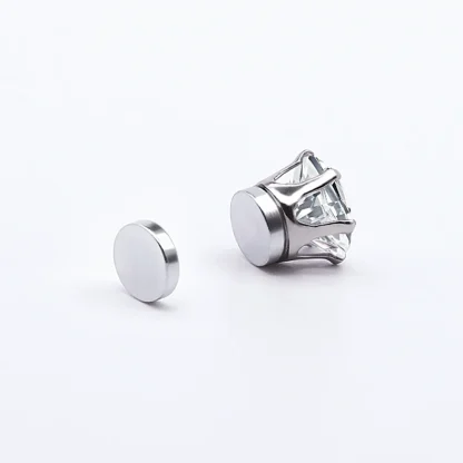 Luxury Simple Earrings with Magnetic - Image 2