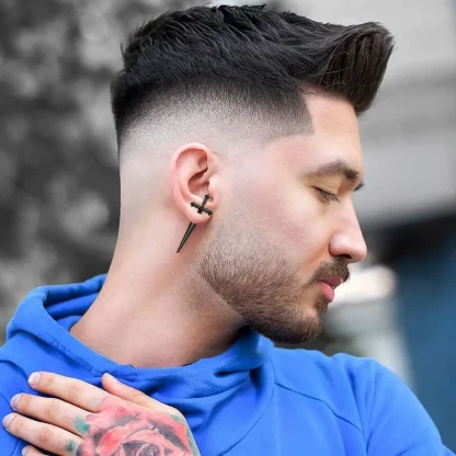 Gothic Sword Shaped Earrings for Men - Image 4