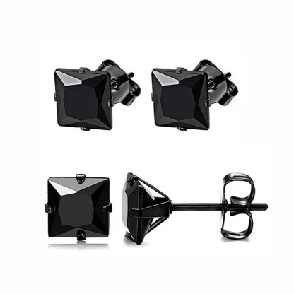 Sparkling Stud Earrings with Hypoallergenic - Image 11