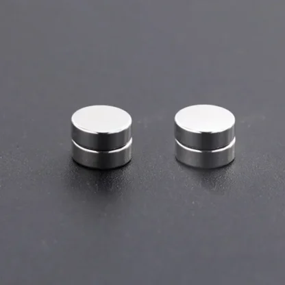 Simplicity Magnetic Earrings with Round Design