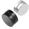 Minimalist Magnetic Earrings with Round Design - Image 2