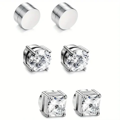 Simplicity Magnetic Earrings with Round Design - Image 4