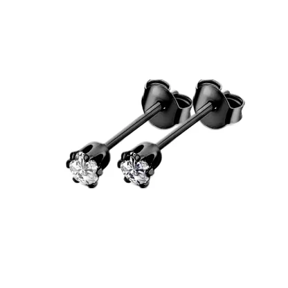 Sparkling Stud Earrings with Hypoallergenic - Image 8