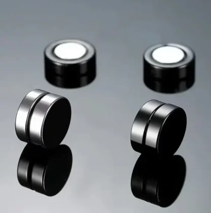 Non-pierced Cuff Earrings with Cross Charm - Image 3