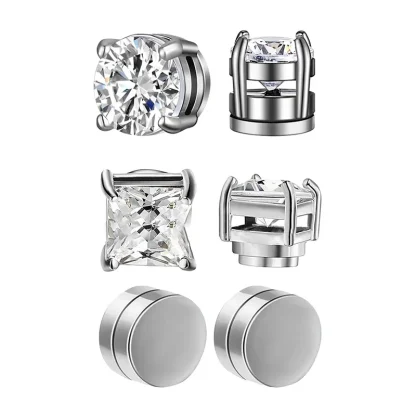 Simplicity Magnetic Earrings with Round Design - Image 5