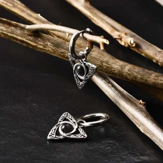 Creative Earrings with Nabla Shape