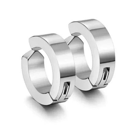 Non-piercing Cuff Earrings with Solid Color - Image 3