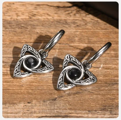 Creative Earrings with Nabla Shape - Image 4