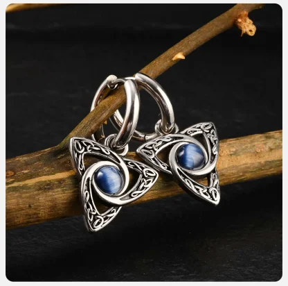 Creative Earrings with Nabla Shape - Image 3