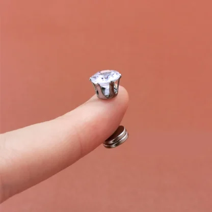 Luxury Simple Earrings with Magnetic - Image 4
