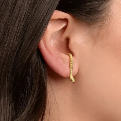 Creative Mini Snake Shape Stud Earrings - Image 5
