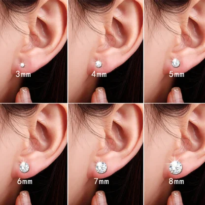 Sparkling Stud Earrings with Luxury Design - Image 11