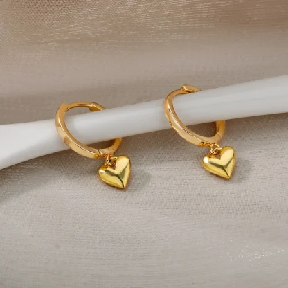 Elegant Lux Earrings with Pearl-like Charm - Image 5