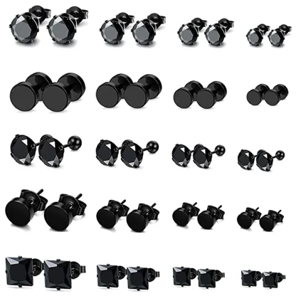 Square Shape Luxurious Stud Earrings - Image 8